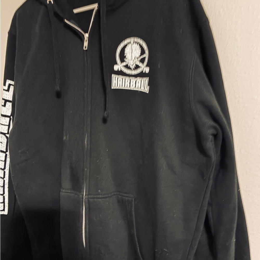 Hairball fans  and concert goers!  Official HAIRBALL zip hoodie! Unisex size XL